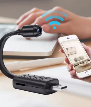 Mini WiFi Beveiligingscamera 4K – USB Camera met Bewegingsdetectie