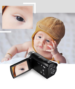 1080P Vlog Camera met Nachtzicht – Digitale Camcorder met Zoom en LCD Scherm