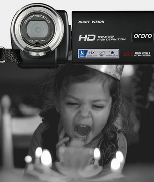 1080P Vlog Camera met Nachtzicht – Digitale Camcorder met Zoom en LCD Scherm