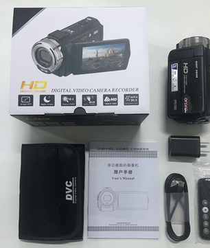 1080P Vlog Camera met Nachtzicht – Digitale Camcorder met Zoom en LCD Scherm