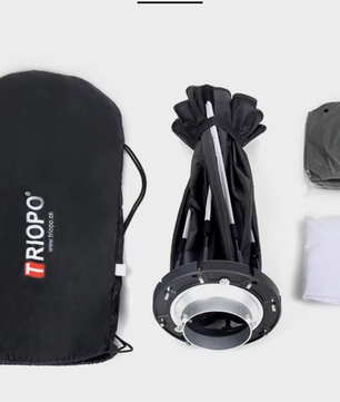 90cm Octagon Softbox met Grid – Bowens Mount Fotografie Diffuser Set