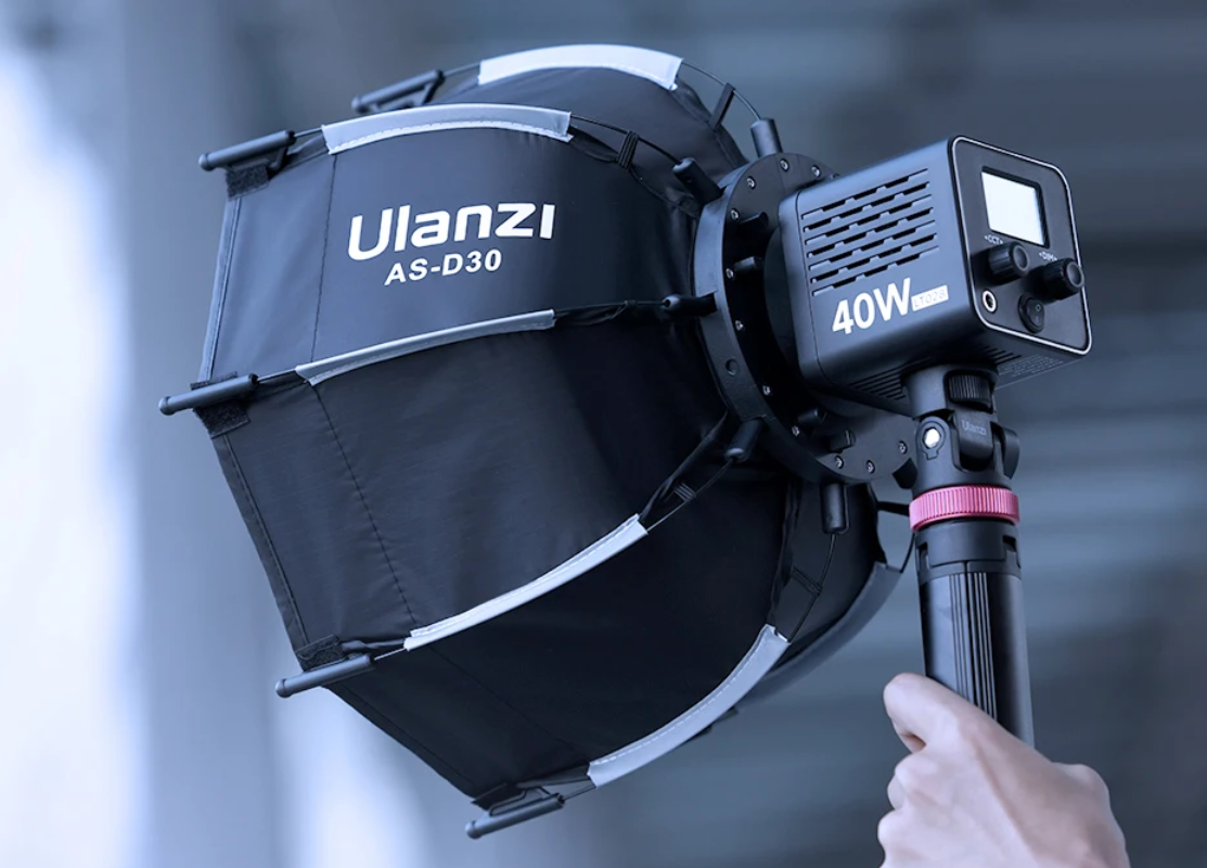 30cm Octagon Softbox – Mini Bowens Mount Quick Setup Licht Diffuser