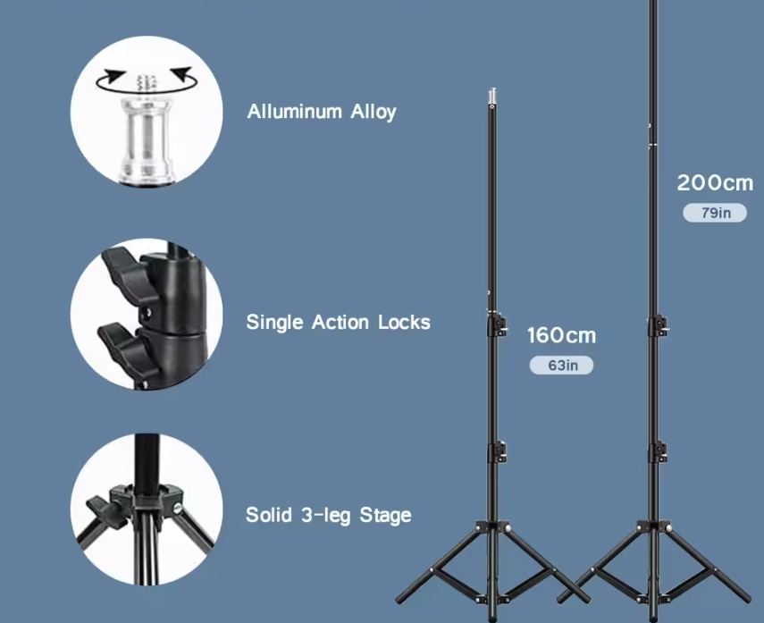Softbox Studio Lamp Set met Statief – E27 Fotografie Verlichting Continu Licht