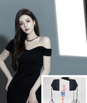 Softbox Studio Lamp Set met Statief – E27 Fotografie Verlichting Continu Licht