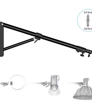 Muur Boom Arm 100/135/170cm – Verstelbare Studio Lamp Houder voor Softbox en Ringlamp