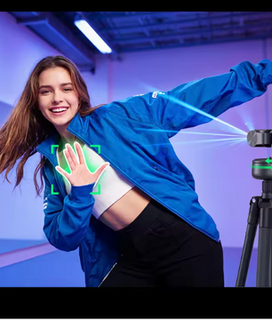 4K PTZ Webcam met AI Tracking – Dual Camera, Autofocus en Gesture Control voor Streaming en Videovergaderingen