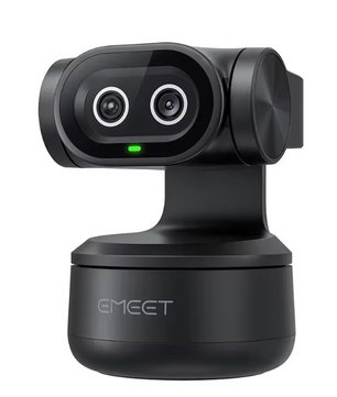 4K PTZ Webcam met AI Tracking – Dual Camera, Autofocus en Gesture Control voor Streaming en Videovergaderingen
