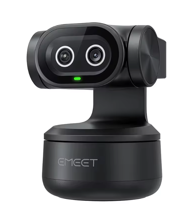 4K PTZ Webcam met AI Tracking – Dual Camera, Autofocus en Gesture Control voor Streaming en Videovergaderingen