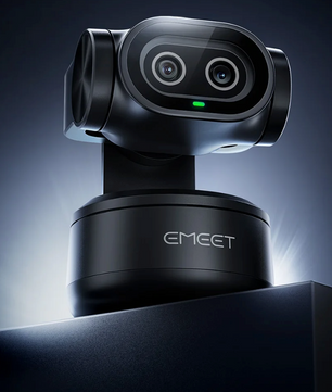 4K PTZ Webcam met AI Tracking – Dual Camera, Autofocus en Gesture Control voor Streaming en Videovergaderingen