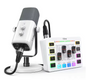 All-in-One Podcast Kit met RGB Mixer – Dynamische Microfoon Set voor Streaming, Gaming en Opname