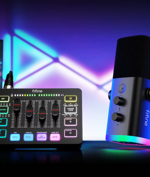 All-in-One Podcast Kit met RGB Mixer – Dynamische Microfoon Set voor Streaming, Gaming en Opname