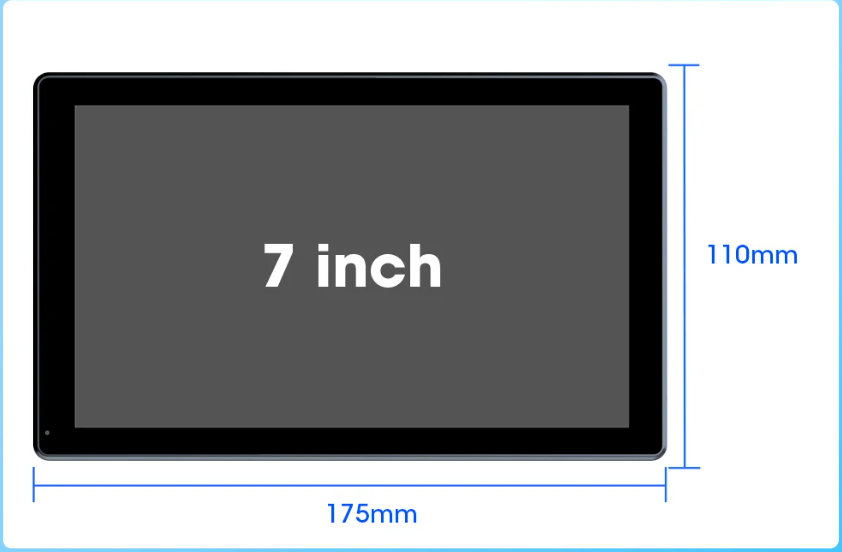 CarPlay Spiegel Scherm 7/8/9 Inch – Draadloos Android Auto Multimedia Display
