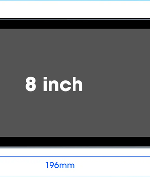 CarPlay Spiegel Scherm 7/8/9 Inch – Draadloos Android Auto Multimedia Display