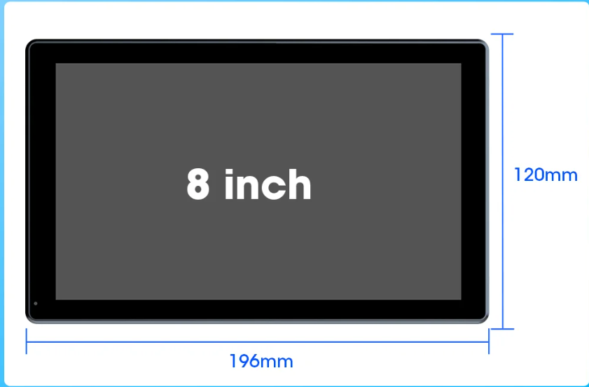 CarPlay Spiegel Scherm 7/8/9 Inch – Draadloos Android Auto Multimedia Display
