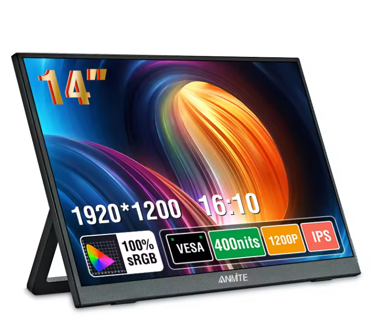 14 Inch Portable Monitor 1920x1200 – Full HD Gaming Scherm met USB-C en HDMI