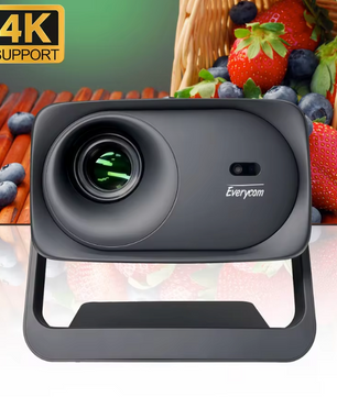 4K Projector met Auto Focus – Full HD 1080P, Wifi 6 en Bluetooth 5.2 voor Thuis en Outdoor Cinema