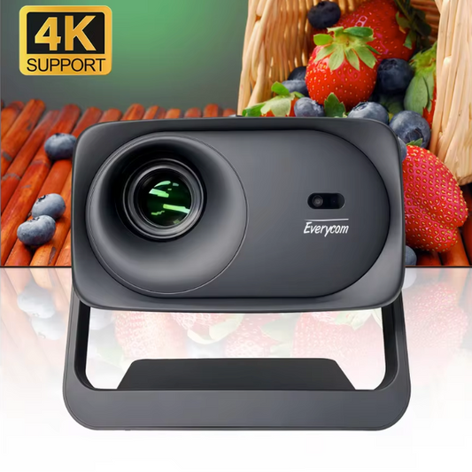 4K Projector met Auto Focus – Full HD 1080P, Wifi 6 en Bluetooth 5.2 voor Thuis en Outdoor Cinema