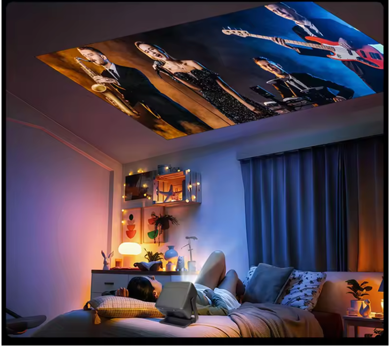 4K Projector met Auto Focus – Full HD 1080P, Wifi 6 en Bluetooth 5.2 voor Thuis en Outdoor Cinema