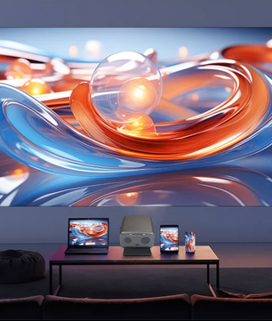 4K Projector met Auto Focus – Full HD 1080P, Wifi 6 en Bluetooth 5.2 voor Thuis en Outdoor Cinema