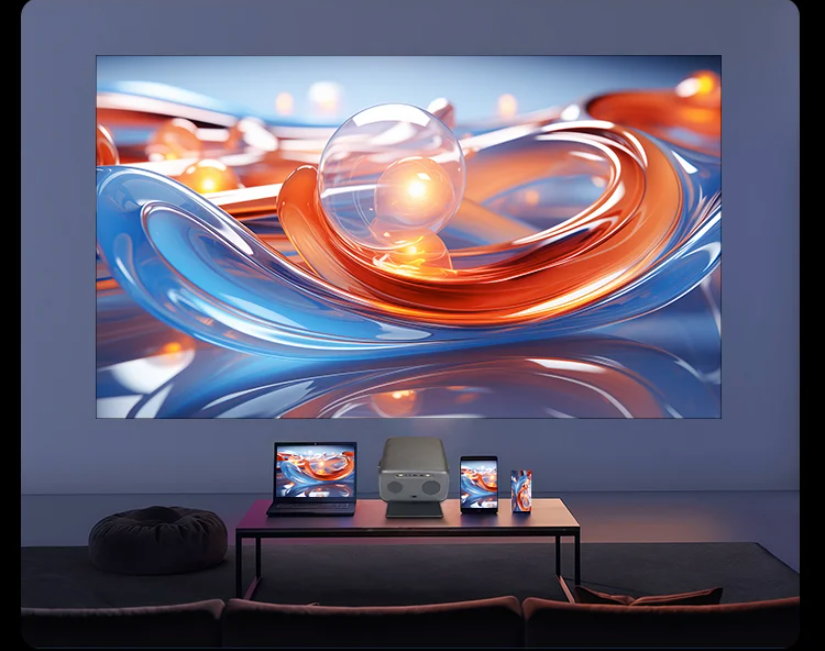 4K Projector met Auto Focus – Full HD 1080P, Wifi 6 en Bluetooth 5.2 voor Thuis en Outdoor Cinema