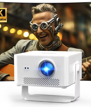 Draagbare 1080P Projector – 1100 ANSI, Auto Focus, Wifi 6 en Bluetooth 5.4, Android 14