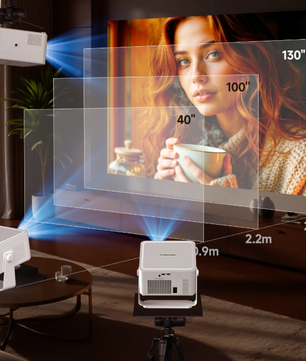 Draagbare 1080P Projector – 1100 ANSI, Auto Focus, Wifi 6 en Bluetooth 5.4, Android 14