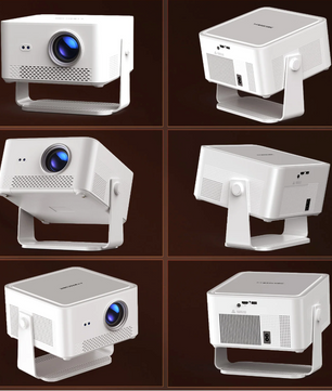 Draagbare 1080P Projector – 1100 ANSI, Auto Focus, Wifi 6 en Bluetooth 5.4, Android 14