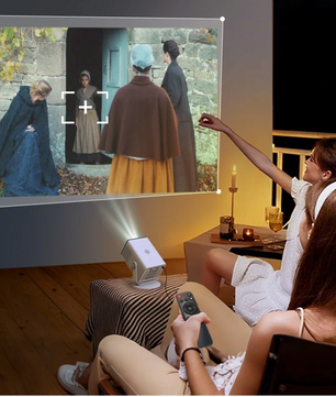 Draagbare HD Projector – 720P, Android 14, Wifi 6 en Bluetooth 5.4, Compact Home Cinema