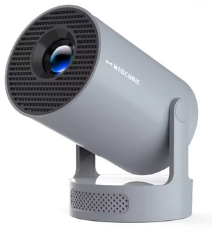 Draagbare 720P Projector – 8K Ondersteuning, Wifi 6, Bluetooth 5.4 en Android 14 Home Cinema