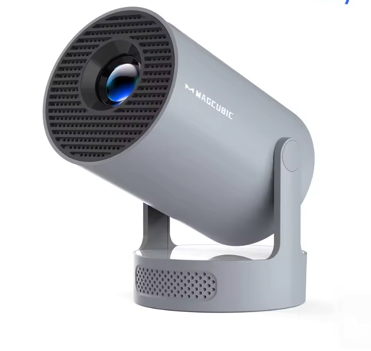 Draagbare 720P Projector – 8K Ondersteuning, Wifi 6, Bluetooth 5.4 en Android 14 Home Cinema