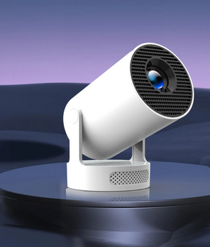 Draagbare 720P Projector – 8K Ondersteuning, Wifi 6, Bluetooth 5.4 en Android 14 Home Cinema