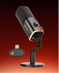 Draadloze Dynamische Microfoon – Cardioïde, 50m Bereik, Noise Reduction en RGB voor Gaming en Streaming