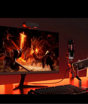 Draadloze Dynamische Microfoon – Cardioïde, 50m Bereik, Noise Reduction en RGB voor Gaming en Streaming