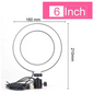 Ring Light met Statief en Telefoonhouder – RGB en 3Kleurstanden, 10 Lichtniveaus voor Streaming en Content Creatie