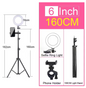 Ring Light met Statief en Telefoonhouder – RGB en 3Kleurstanden, 10 Lichtniveaus voor Streaming en Content Creatie