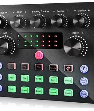 Podcast Microfoon Set met Soundcard – Complete Streaming Kit met Effecten en Voice Changer