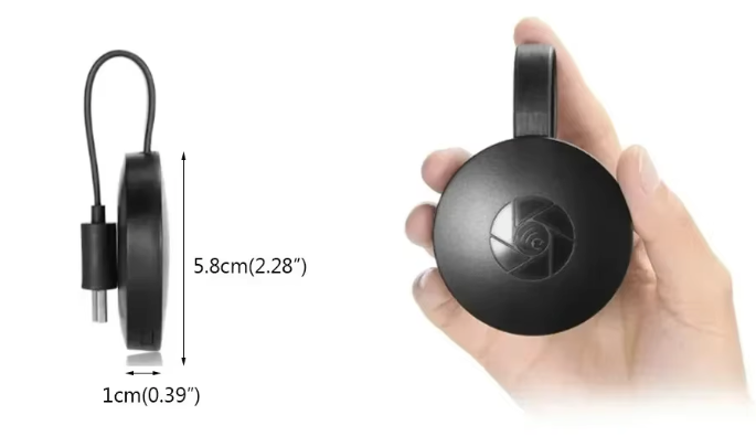 HDMI TV Stick Media Streamer – Draadloze Screen Mirroring Dongle voor Smartphone en Smart TV
