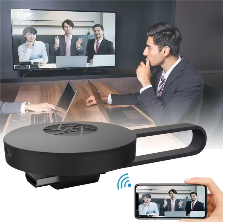 HDMI TV Stick Media Streamer – Draadloze Screen Mirroring Dongle voor Smartphone en Smart TV
