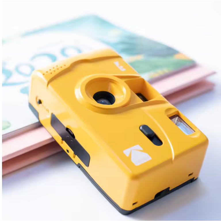 Retro Analoge Filmcamera met Flitser – Herbruikbare 35mm Camera