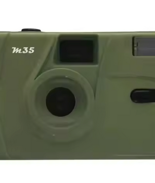 Retro Analoge Filmcamera met Flitser – Herbruikbare 35mm Camera