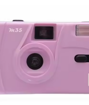 Retro Analoge Filmcamera met Flitser – Herbruikbare 35mm Camera