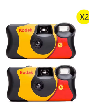 Wegwerpcamera 35mm met Flitser – Waterbestendige Analoge Camera met 27/39 Opnames