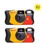 Wegwerpcamera 35mm met Flitser – Waterbestendige Analoge Camera met 27/39 Opnames
