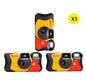 Wegwerpcamera 35mm met Flitser – Waterbestendige Analoge Camera met 27/39 Opnames