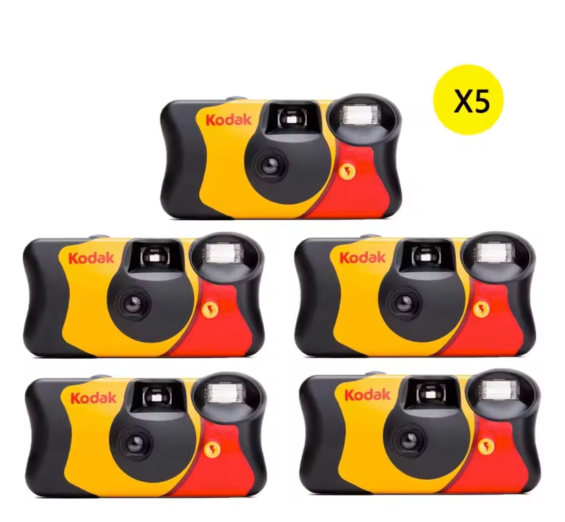 Wegwerpcamera 35mm met Flitser – Waterbestendige Analoge Camera met 27/39 Opnames