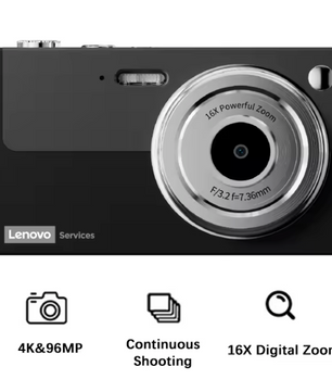 Digitale Camera 96MP 4K – 16X Zoom, Autofocus en Anti-Shake met 32GB Kaart