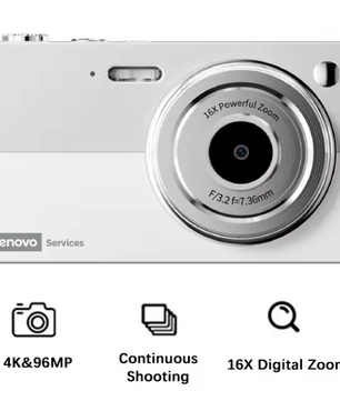 Digitale Camera 96MP 4K – 16X Zoom, Autofocus en Anti-Shake met 32GB Kaart
