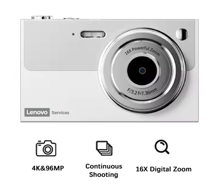 Digitale Camera 96MP 4K – 16X Zoom, Autofocus en Anti-Shake met 32GB Kaart