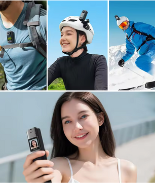 4K Action Camera met Stabilisatie – Waterdichte Sportcamera met WiFi en Lange Batterijduur