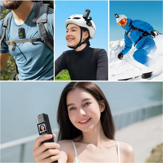 4K Action Camera met Stabilisatie – Waterdichte Sportcamera met WiFi en Lange Batterijduur